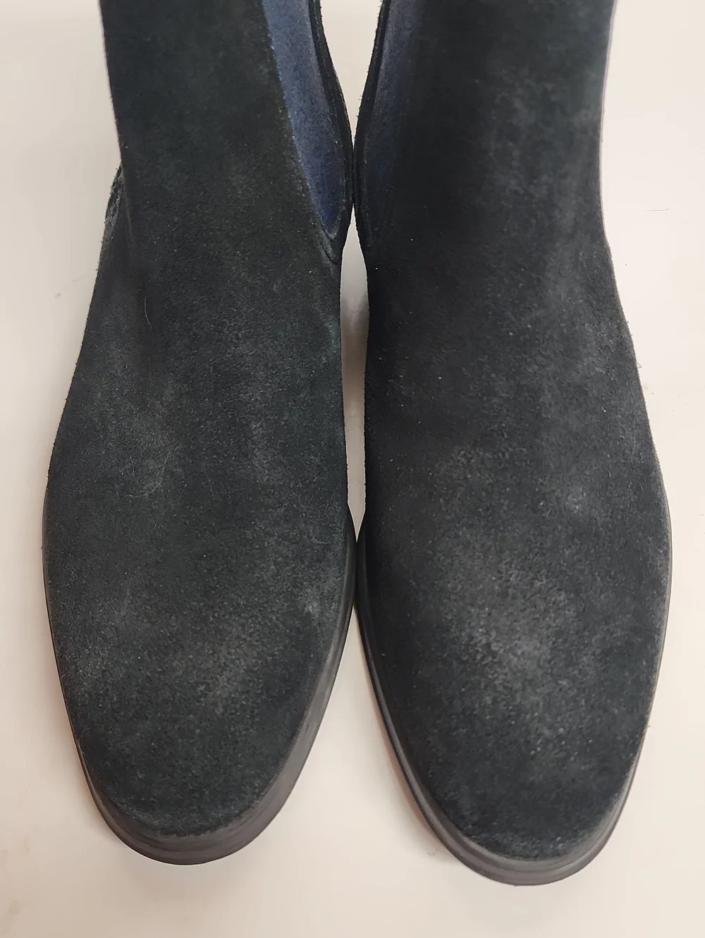 Ted Baker London Navy Sz EU40.5/US7.5 Suede Pull On Quality Trendy Chukka Boots